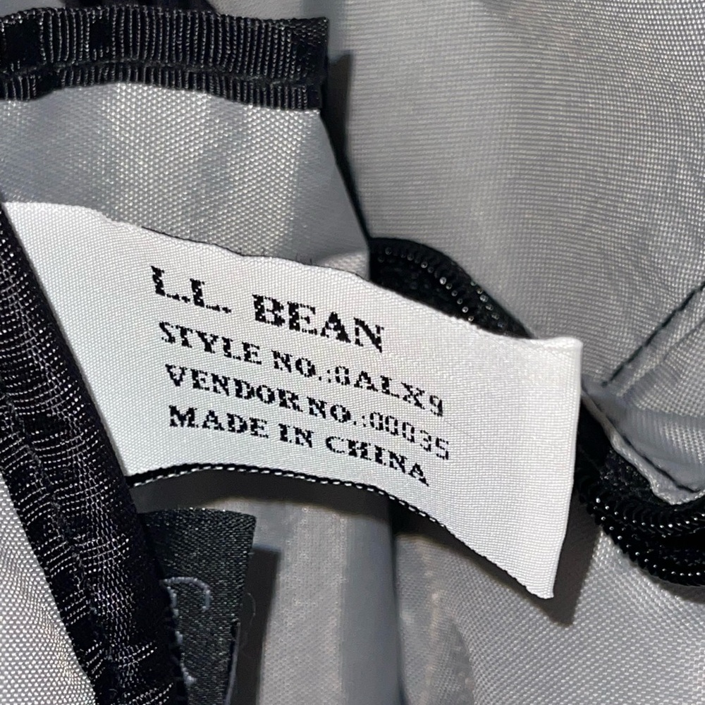L.L. Bean Khaki and Brown AmeriPack Back Saver Crossbody Bag— Logo Tag Visible - Picture 5 of 9